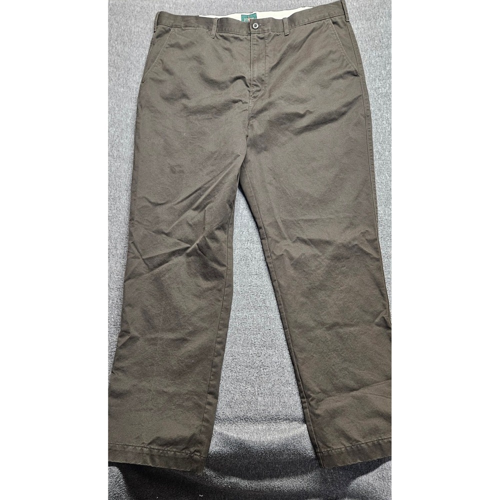 J.Crew Oarsmen Broken-In Straight Pants Mens 38x32 Brown Chino Trousers Cotton - Picture 7 of 10
